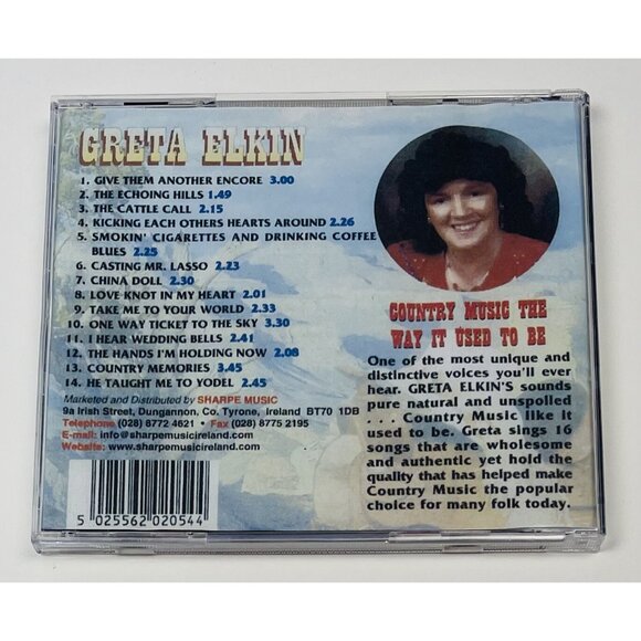 Country Memories by Greta Elkin Ireland's Queen of Yodel Sharpe Music SIGNED CD - Picture 4 of 4